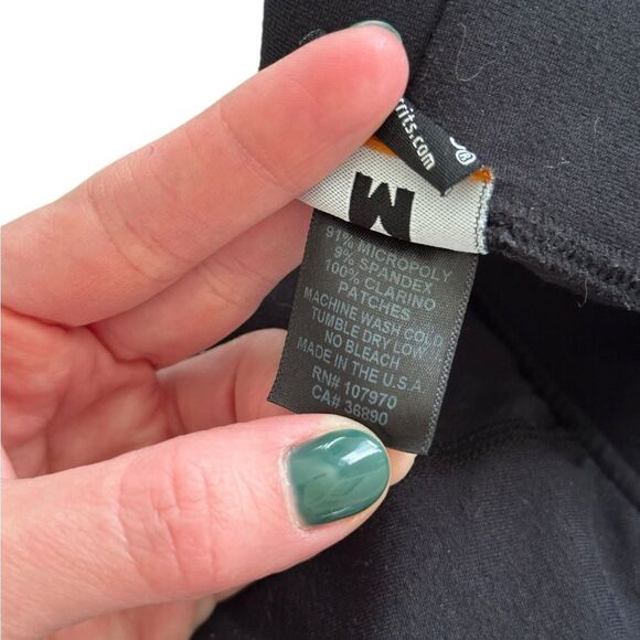 Kerrits Women’s Black Suede Patch Inner Thigh Patch Equestrian Riding Legging - Picture 6 of 6